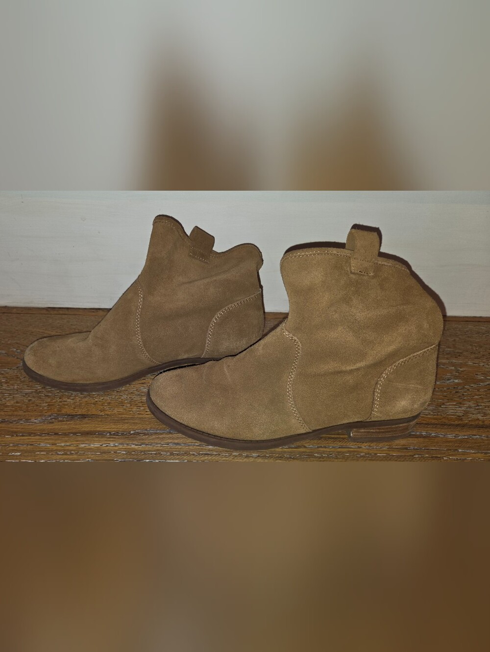 Sole Society - Womens - Size: 6 - Ankle Boots - Suede - Tan